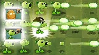 Plants vs Zombies 2 Hack  ALL PEA MAX LEVEL POWER-UP Primal PvZ 2