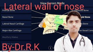 Lateral Wall of Nose Animation/lateral wall of nose animation/Nerve supply/blood supply/lymphatics