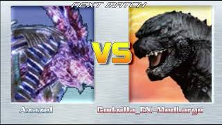 Azazel vs Godzilla Ex Medlarge. MUGEN