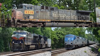 SP Patch Unit, NS 8101, and More while Railfanning in Irondale, AL - 5-27-23