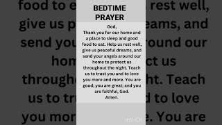 #bedtimeprayer #nightprayer #thankyoulord