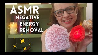 ASMR 😌✨🐚 Negative Energy Removal to Help You Let Go of Stress + Anxiety (soft spoken)