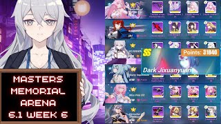 Honkai Impact - Masters Memorial Arena (6.1 Week 6) | SS Dark Jixuanyuan 31840 (HOH & FC Elysia)