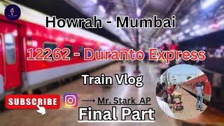 12262 Howrah Mumbai Duronto Express || Full video of 3rd AC || @IRCTCOFFICIAL #train #journey