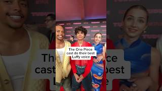 One piece cast! Who did best? #netflix #onepiece #interview #celeb #anime