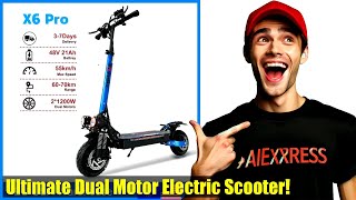 Unboxing and Review of the Fastest EU US Warehouse 48V 2400W Dual Motors Electric Scooter!