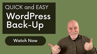 The Quickest and Easiest Way to do a WordPress Backup