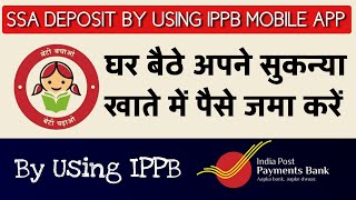 SSA Deposit by using IPPB | IPPB खाते से सुकन्या खाते में पैसे जमा करें | India Post Payments Bank