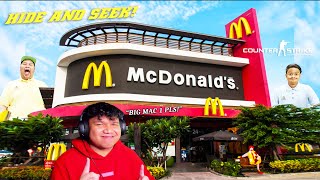 OOHAMI & TEAMFIRES🍟 MAIN SOROK2 DEKAT MCDONALD'S! - CS:GO Hide & Seek (Malaysia)