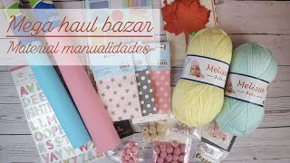 Super mega haul bazar: material manualidades (febrero 2021).