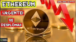 🚨ULTIMA HORA DE ETHEREUM CRIPTOMONEDA🚨ETH COIN EN ZONA DE SOPORTE CLAVE🟢