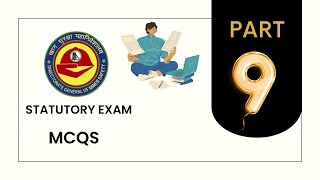 DGMS Statutory Exam | MCQs | Part 9 |  Suranga Oli