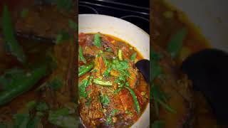 Hilsa fish curry! Recipe on my channel #recipeshorts #shortsviral #hilsa_fish #manipurifood #shorts