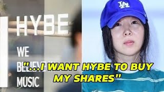 Min Hee Jin wants HYBE to purchase her ADOR shares #minheejin #hybe #newjeans #ador