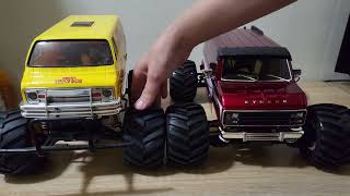 Kyosho Mad Van & Tamiya Lunch Box Quick Comparison