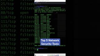 Top 5 Network Security Tools #linux #hacker #cybersecurity #networksecurity #windows