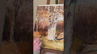 How to Fix Watercolor MISTAKES / EASY Watercolor Erase Technique #shorts #watercolortechniques