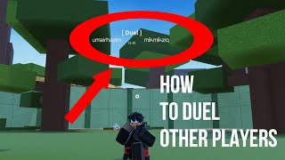 How to duel other players in Shindo Life