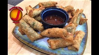 Power Air Fryer oven VS Grease/oil | Lumpia |Eggroll | Spring Roll | how to make Lumpia Power elite