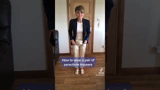 How to wear parachute trousers