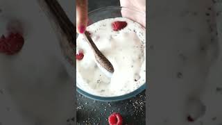 CHIA PUDING recept, kókuszos-málnás ízvariációban 🥥🍓