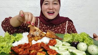 LALAPAN MENTAH JENGKOL BALADO IKAN NILA GORENG #asmr #lalapanmentah