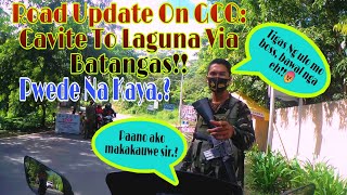 Road Update On GCQ: Cavite To Laguna Via Batangas | Pwede Na Kaya.? | Motovlog