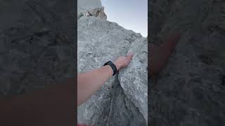 Alpine climb Canmore #canmore