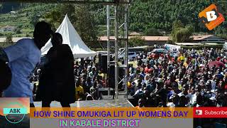 How Musician Shine Omukiga Lit Up Kabale District Belated Women's Day Celebrations.