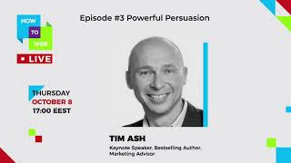 How to Web Live Episode #3 - Powerful Persuasion - Promo Video