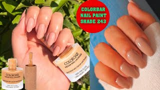 Colorbar Nail Polish/Neud Shade Nail Polish/Colorbar Cosmetics/Nued Nail Polish For Girls||