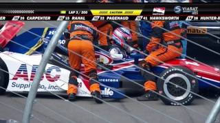 INDYCAR 2016 R13 ABC SUPPLY 500 POCONO RACE Part 2 RUS