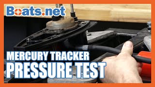 Mercury Tracker 25 Gearcase Pressure Test | How to Pressure Test a Lower Unit | Boats.net