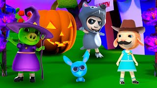 Children Celebrate Halloween at the Fair | Cartoon for Kids | Dolly and Friends