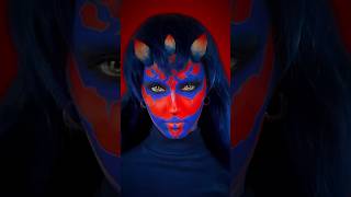 what if darth maul had a sister? #makeup #starwars #halloween