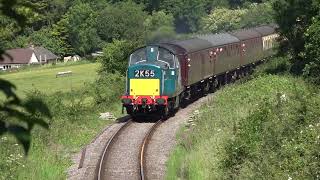 "Clayton Class 17 BO-BO D8568" , On the WSR for the Sixties Diesel Gala.  10/06/22