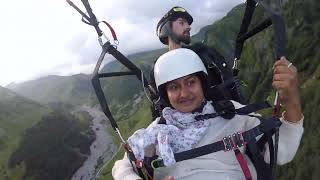 paragliding fly in Georgia gudauri