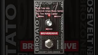 Broverdrive J Rockett Rocknroll Amps Blues Senior to Two Notes Torpedo Captor
#overdrivepedal