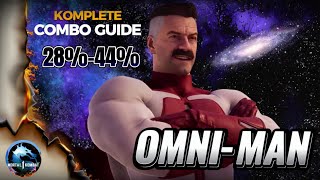 New Omni Man Komplete combo guide|MORTAL KOMBAT 1