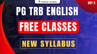 PG TRB ENGLISH | FREE CLASS Day 2 | Unit - X |  Figures of Speech