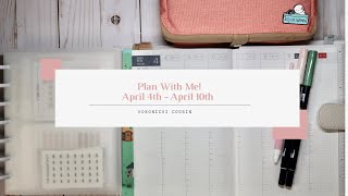 CHATTY HOBONICHI COUSIN PLAN WITH ME FOR APRIL 4th-10th