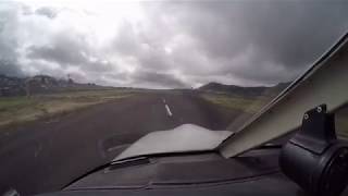 Landing into Tenerife Norte Airport | Piper PA28-181 EC-JMT Cockpit view