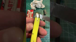 Case toothpick fish knife clean up part 1 #caseknives