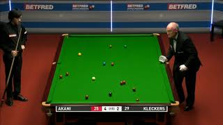 Sunny Akani vs Kleckers | World Snooker Championship 2020 Qualifiers | Frame 7 | Round 2