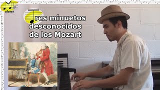 🎹Tres minuetos desconocidos de Mozart padre e hijo | Interpretado por Mike Bland. 🎶