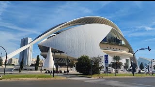 BARRIO DE LA CIUDAD DE LAS ARTES Y LAS CIENCIAS DE VALENCIA🇪🇦 Moderno barrio en expansión.