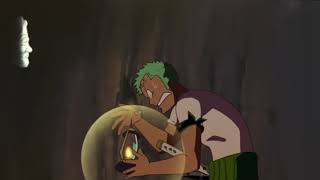 Zoro got scared?