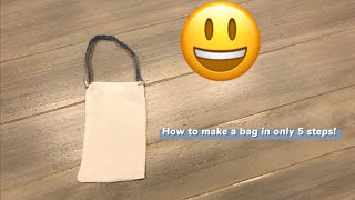 How to make a paper bag in only 5 steps!