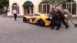 Sending a McLaren P1 GTR off for delivery