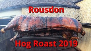 Hog Roast at Peek Hall, Rousdon  -  24 Aug 2019  (Allhallows, 4K)